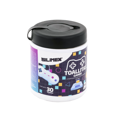 SILIMEX - Toallitas Gamers, Excelente Opción Para Gamers Que Buscan Mantener Sus Consolas y Accesorios en Perfecto Estado, Libres de Suciedad y Protegidos Contra Bacterias