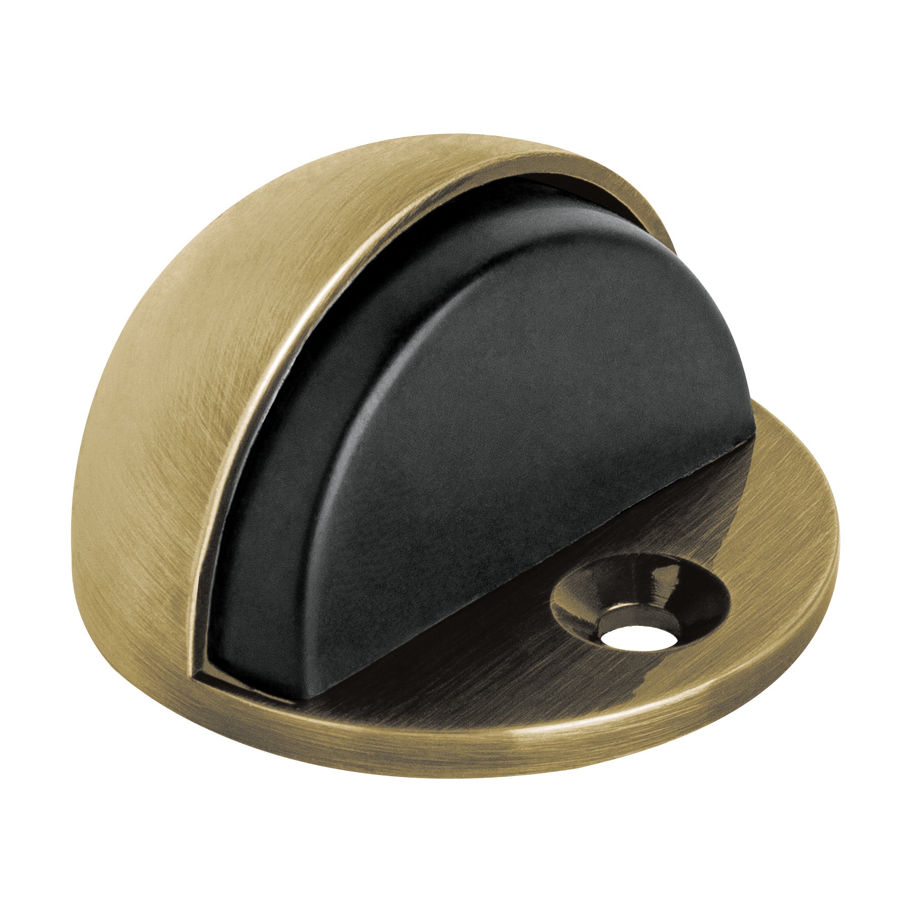 Tope tipo domo para puerta,laton antiguo, HERMEX