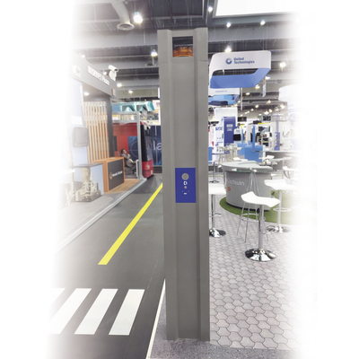 EPCOM INDUSTRIAL - Gabinete tipo Torre para Sistema de Alerta  Mediante Equipo Fanvil I12-N-01P y estrobo (No incluidos).