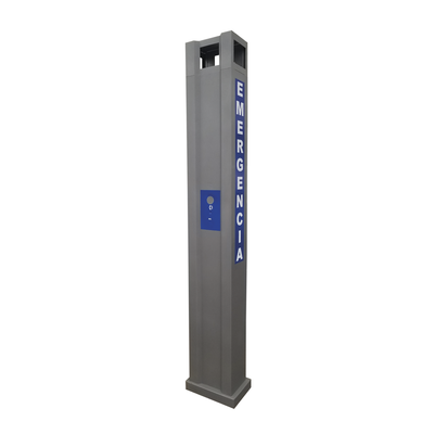 EPCOM INDUSTRIAL - Gabinete tipo Torre para Sistema de Alerta  Mediante Equipo Fanvil I12-N-01P y estrobo (No incluidos).