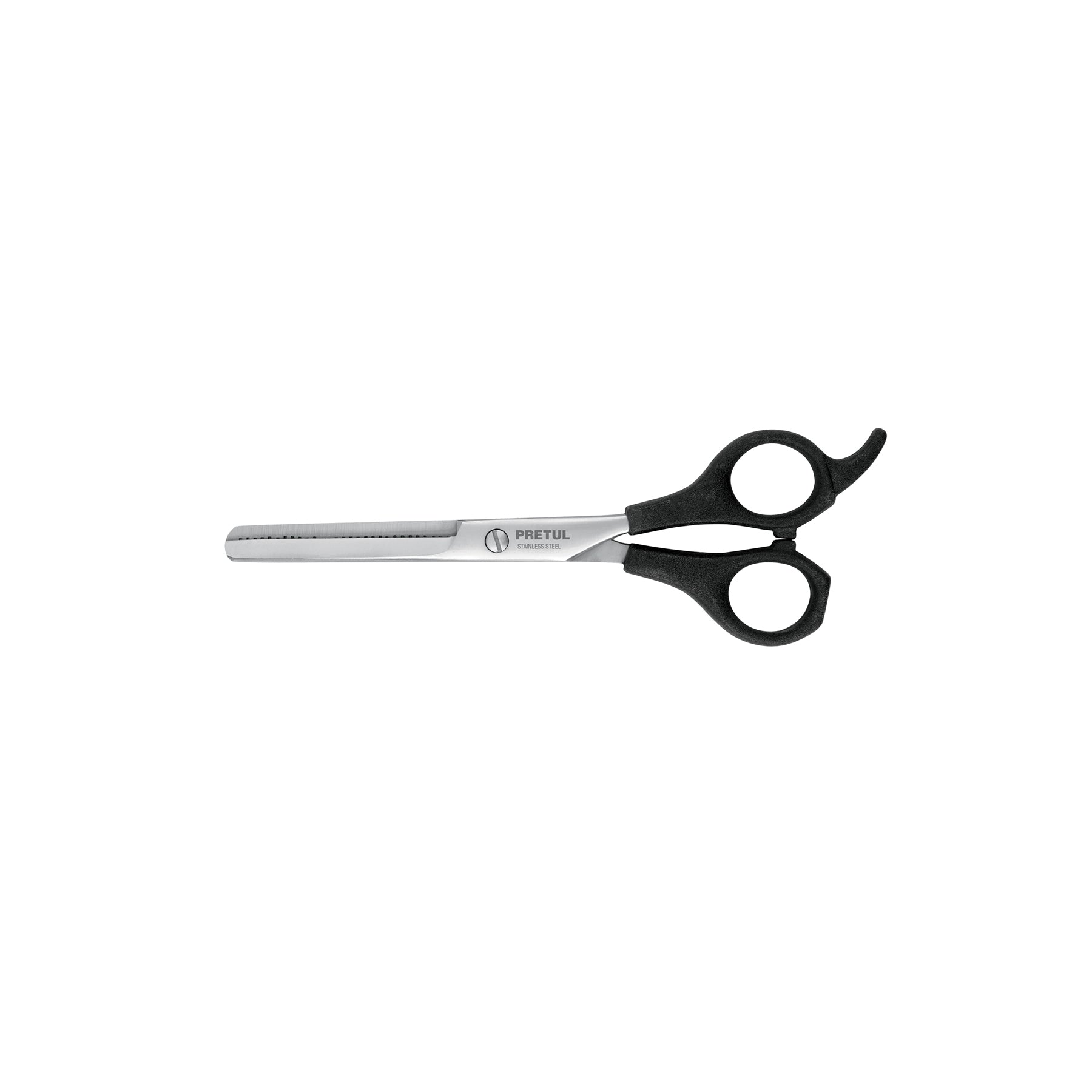 Tijera 6-1/2' acero inox, degrafilado, para estilista,PRETUL
