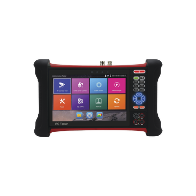 EPCOM - Probador de Vídeo Android con Pantalla LCD de 7" para IP ONVIF / HD-TVI 8MP (TurboHD) / Análogo, ONVIF, Wi-Fi, Scanner IP, WiFi, entrada HDMI