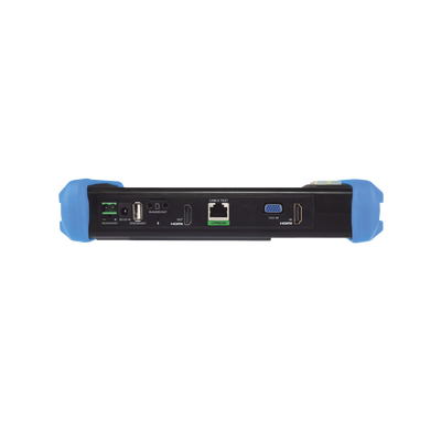 EPCOM - Tester de Video Profesional | Pantalla 7"|  Prueba IP/HD/Analógicas | TVI/CVI/AHD/CVBS | IP ONVIF | 4K/8K | H.264/H.265 | HDMI | PTZ | Scanner IP | TDR | Salidas 12V/24V/PoE | Activación Simultanea.