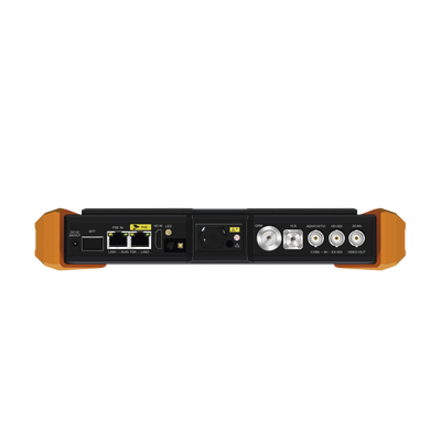 EPCOM - Tester Profesional Multifunción | Pantalla Táctil 7" | Láser Integrado | Cámara Integrada | Prueba IP/HD Coaxial | 4K/8K | H.265/H.265 | ONVIF | WiFi | Analizador de Cable | Medidor de Potencia Óptica y Red | TDR |