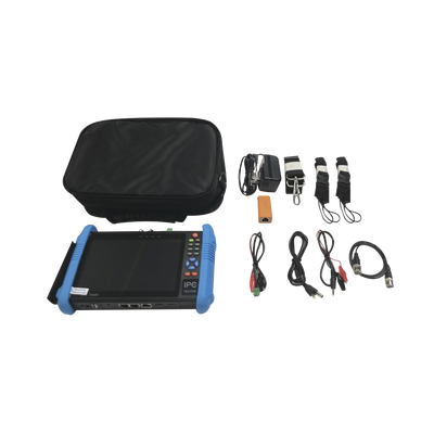 EPCOM - Probador de Vídeo Android con Pantalla LCD de 7" para IP ONVIF / HD-TVI (8MP), HD-CVI (8MP) y AHD (5MP) / Wi-Fi, Scanner IP, WiFi, entrada HDMI
