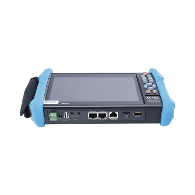 EPCOM - Probador de Vídeo Android con Pantalla LCD de 7" para IP ONVIF / HD-TVI (8MP), HD-CVI (8MP) y AHD (5MP) / Wi-Fi, Scanner IP, WiFi, entrada HDMI