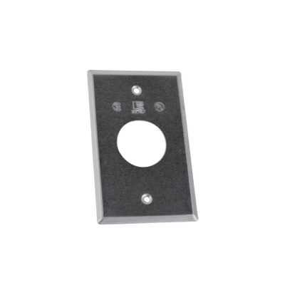 RAWELT - Tapa rectangular aluminio para contacto  de 40.3 mm, tipo RR a prueba de intemperie.