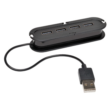 TRIPP-LITE - Hub Mini Tripp-Lite U222-004 con 4 Puertos USB 2.0 15.2cm Negro