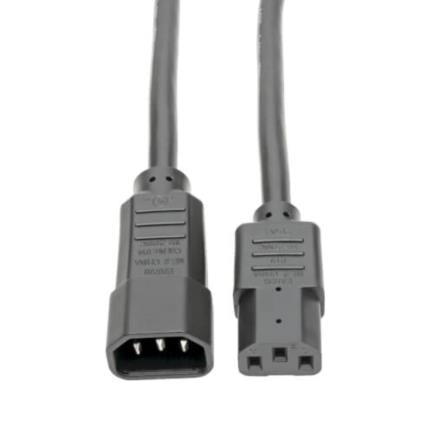 TRIPP-LITE - Cable Tripp Lite Alimentación Servicio Pesado PDU C13-C14 15A 250V 14 AWG 3.05m Color Negro