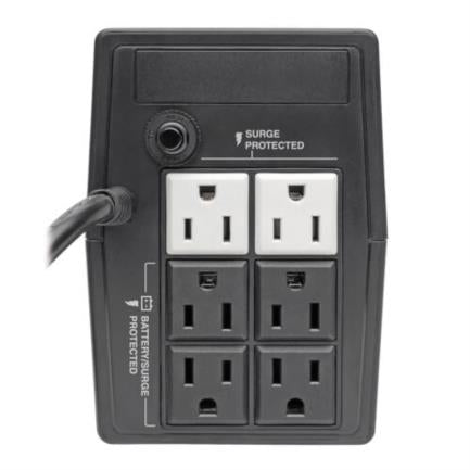 TRIPP-LITE - UPS Tripp Lite Interactivo 6 Tomacorrientes 650VA 360W AVR Serie VS 120V 50Hz/60Hz Torre