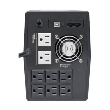 TRIPP-LITE - UPS Tripp Lite Interactivo 1200VA 600W con 8 Tomacorrientes AVR 120V 50Hz / 60Hz LCD USB Torre