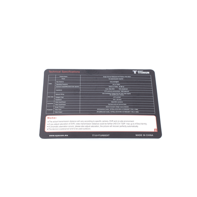 EPCOM TITANIUM - Kit de Transceptores (Baluns) para EXTERIOR TurboHD Hasta 4K HD-TVI / HD-CVI / AHD / CVBS / COAXITRON / AUDIO POR COAXITRON  / Menu OSD / CONECTORES 100% COBRE / Con Cable RF Blindado. Distancia de hasta 200 m en 4K. Calidad PREMIUM