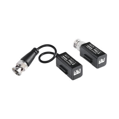 EPCOM TITANIUM - Kit de Transceptores (Baluns) con TERMINALES TIPO TORNILLO, Resolución 4K, Cable flexible COAXIAL Blindado  / COAXITRON / AUDIO POR COAXITRON / Menu OSD /Conector 100% COBRE / Calidad PREMIUM