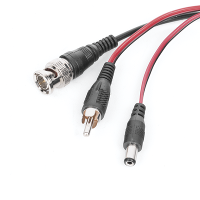 EPCOM TITANIUM - Kit de transceptores activos, envía alimentación 12V/24Vcc/AC, video y audio a una distancia de hasta 150 m en 4K para aplicaciones de video por UTP Cat 5e / 6 en alta definición.