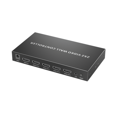EPCOM TITANIUM - Controlador de VideoWall 2x2 | Multiples Modos de Vista | Audio 3.5mm | Control RS232