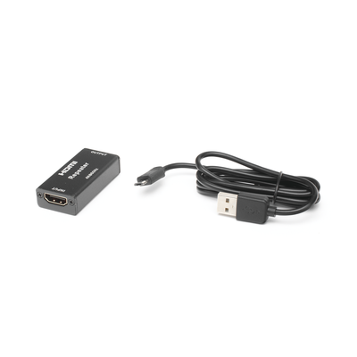 EPCOM TITANIUM - Adaptador HDMI para Amplificar o Repetir la señal de los cables HDMI (Booster) a una distancia de 40 metros / Soporta resoluciones  4K x 2K.