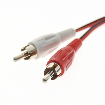 EPCOM TITANIUM - Balun Extensor de Audio Analogo Estereo RCA a RJ45 / Distancia 800 Metros (2625 Pies) / Cable CAT5-6 / Conector 100% Cobre / Protección TVS, Calidad Premium