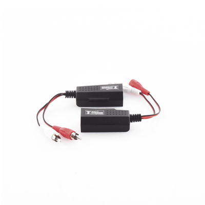 EPCOM TITANIUM - Balun Extensor de Audio Analogo Estereo RCA a RJ45 / Distancia 800 Metros (2625 Pies) / Cable CAT5-6 / Conector 100% Cobre / Protección TVS, Calidad Premium