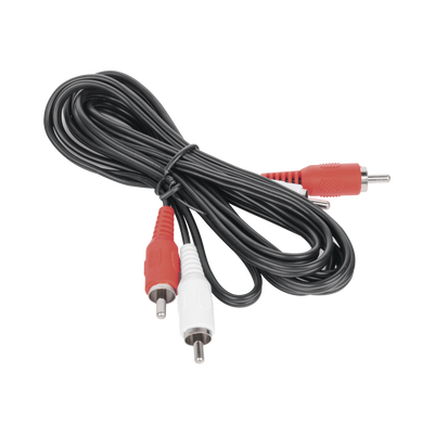 EPCOM TITANIUM - Cable RCA Macho a Macho de 2 Metros de Longitud / Aplicaciones de Audio y Video Optimizado para HD