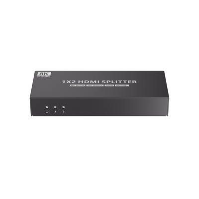 EPCOM TITANIUM - Splitter HDMI 1x2 | Velocidad de trasmisión 48 Gbps| Resolución 8k | Salida de audio| HDCP 2.3