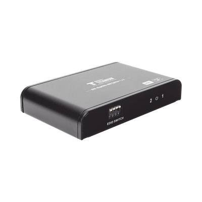EPCOM TITANIUM - Divisor (Splitter) HDMI 4K de 1 Entrada a 2 Salidas (Simultaneas) / Soporta 4K×2K / Ajuste de resoluciones EDID / HDR / HDMI 2.0 /  HDCP 2.2  / Soporta formatos de Audio Dolby Digital / Longitud del cable de entrada y salida ≤10m.