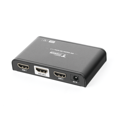 EPCOM TITANIUM - Divisor (Splitter) HDMI 4K de 1 Entrada a 2 Salidas (Simultaneas) / Soporta 4K×2K / Ajuste de resoluciones EDID / HDR / HDMI 2.0 /  HDCP 2.2  / Soporta formatos de Audio Dolby Digital / Longitud del cable de entrada y salida ≤10m.