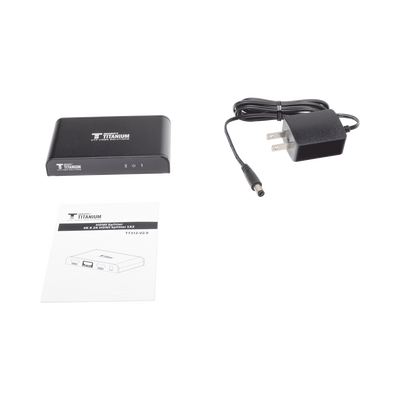 EPCOM TITANIUM - Divisor (Splitter) HDMI 4K de 1 entrada a 2 salidas / Soporta 4K×2K / HDMI 2.0 /  HDCP 2.2 / HDMI 3D / Longitud del cable de Entrada ≤30m, Salida ≤25m / Divide 1 Entrada de video HDMI  a 2 Salidas de Video HDMI (Simultaneas).