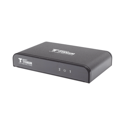 EPCOM TITANIUM - Divisor (Splitter) HDMI 4K de 1 entrada a 2 salidas / Soporta 4K×2K / HDMI 2.0 /  HDCP 2.2 / HDMI 3D / Longitud del cable de Entrada ≤30m, Salida ≤25m / Divide 1 Entrada de video HDMI  a 2 Salidas de Video HDMI (Simultaneas).