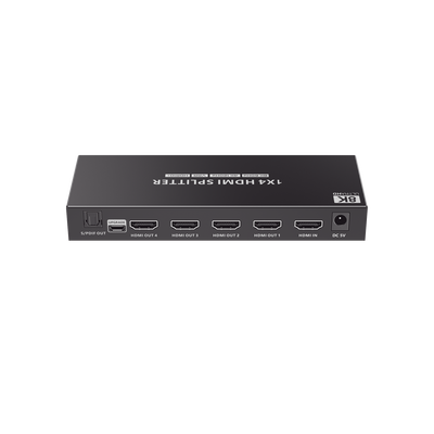 EPCOM TITANIUM - Splitter HDMI 1X4 | Velocidad de trasmisión 48 Gbps| Resolución 8K | Salida de audio| HDCP 2.3