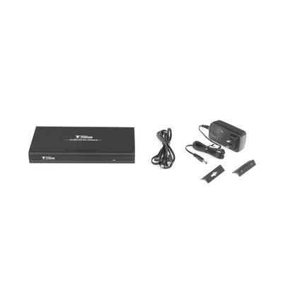 EPCOM TITANIUM - Controlador de VIDEOWALL  de 2 x 2 / Distribuye en 4 pantallas el video de 1 Entrada HDMI  / Resolución 1080p a 60 Hz. / Salida de audio de 3.5mm / Modo pantalla Completa o Modo Clon / Muy Fácil de crear una pared de Video Wall