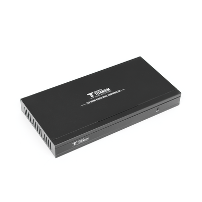 EPCOM TITANIUM - Controlador de VIDEOWALL  de 2 x 2 / Distribuye en 4 pantallas el video de 1 Entrada HDMI  / Resolución 1080p a 60 Hz. / Salida de audio de 3.5mm / Modo pantalla Completa o Modo Clon / Muy Fácil de crear una pared de Video Wall