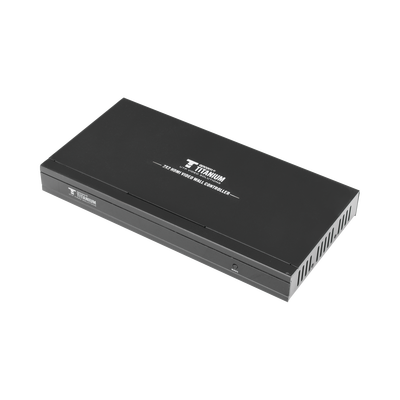 EPCOM TITANIUM - Controlador de VIDEOWALL  de 2 x 2 / Distribuye en 4 pantallas el video de 1 Entrada HDMI  / Resolución 1080p a 60 Hz. / Salida de audio de 3.5mm / Modo pantalla Completa o Modo Clon / Muy Fácil de crear una pared de Video Wall