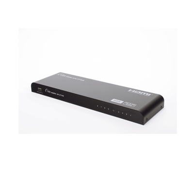 EPCOM TITANIUM - Divisor (Splitter) HDMI 4K de 1 Entrada a 8 Salidas (Simultaneas) / Soporta 4K×2K / Ajuste de resoluciones EDID / HDR / HDMI 2.0 /  HDCP 2.2  / Permite mezclar pantallas en 4K y 1080P