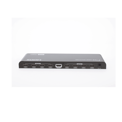 EPCOM TITANIUM - Divisor (Splitter) HDMI 4K de 1 Entrada a 8 Salidas (Simultaneas) / Soporta 4K×2K / Ajuste de resoluciones EDID / HDR / HDMI 2.0 /  HDCP 2.2  / Permite mezclar pantallas en 4K y 1080P