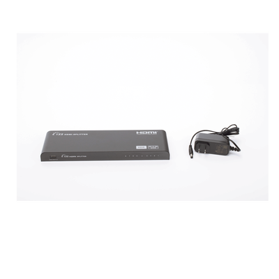 EPCOM TITANIUM - Divisor (Splitter) HDMI 4K de 1 Entrada a 8 Salidas (Simultaneas) / Soporta 4K×2K / Ajuste de resoluciones EDID / HDR / HDMI 2.0 /  HDCP 2.2  / Permite mezclar pantallas en 4K y 1080P