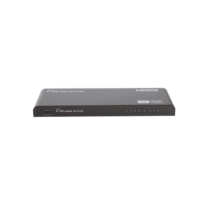 EPCOM TITANIUM - Divisor (Splitter) HDMI 4K de 1 Entrada a 8 Salidas (Simultaneas) / Soporta 4K×2K / Ajuste de resoluciones EDID / HDR / HDMI 2.0 /  HDCP 2.2  / Permite mezclar pantallas en 4K y 1080P