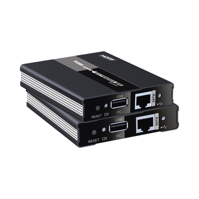 EPCOM TITANIUM - Kit extensor KVM ( Teclado, video, Mouse ) HDMI 1080P @ 60 Hz, 60 metros con cable CAT5e/6