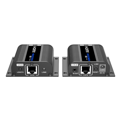 EPCOM TITANIUM - Kit Extensor HDMI | Hasta 70m 1080p | 40m 4K@30Hz | Compatible con HDCP | Cable Cat 6 Recomendado | Soporta Múltiples Resoluciones | Soporta PoC | Salida Loop