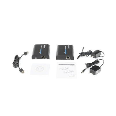 EPCOM TITANIUM - Kit extensor KVM (HDMI y USB) hasta 120 metros / Resolución 1080P @ 60 Hz/ Soporta Cables de red STP y UTP CAT5/5E/6 /  HDMI 1.3 / HDCP 1.2 / PCM / Transmite el Video, Mouse, Teclado y Controla tu DVR vía USB a distancia