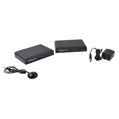 EPCOM TITANIUM - Kit extensor HDMI de 120 metros con loop HDbitT, Cat 5e/6 / Soporta hasta 253 Rx / Protocolo HDbitT, compatible con HDCP.