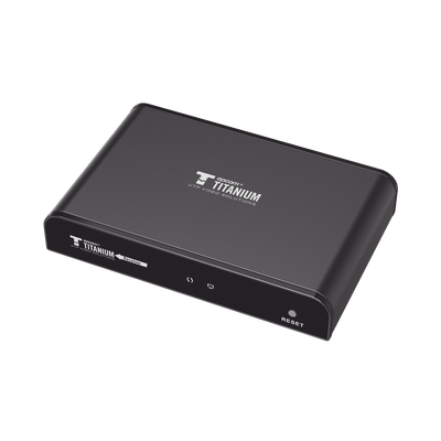 EPCOM TITANIUM - Receptor Compatible para Kits TT-383PRO4.0 / Resolución 1080P@60Hz / Cat 5e/6 / Distancia de 120 m / Control IR / Protocolo HDbitT / Compatible con Switch Gigabit .