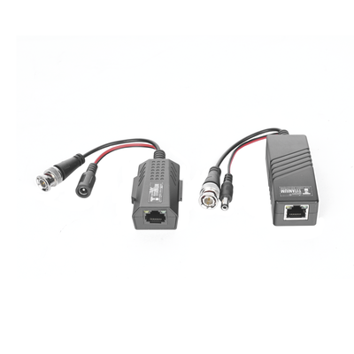 EPCOM TITANIUM - Kit de transceptores activos TURBO HD. Convierte 36/24 Vcc a 12 Vcc regulados, a través de cable  UTP Cat5e / 6. Transmision de 200 m (Revisar tabla de resoluciones )
