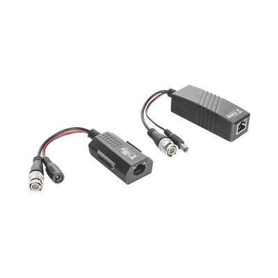 EPCOM TITANIUM - Kit de transceptores activos TURBO HD. Convierte 36/24 Vcc a 12 Vcc regulados, a través de cable  UTP Cat5e / 6. Transmision de 200 m (Revisar tabla de resoluciones )
