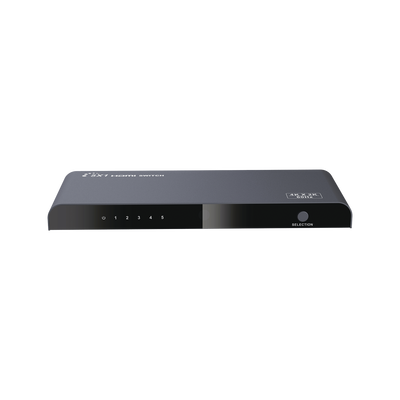 EPCOM TITANIUM - Switch Conmutador HDMI de 5 entradas a 1 salida / 4K @ 60Hz / HDMI 2.0 / HDCP 2.0 / HDMI 3D / Soporta audio estándar, DSD (Direct Stream Digital) y HD (HBR) / Diferentes modos de conmutación, Manual, Control Remoto y RS232.