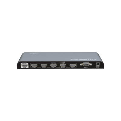 EPCOM TITANIUM - Switch Conmutador HDMI de 5 entradas a 1 salida / 4K @ 60Hz / HDMI 2.0 / HDCP 2.0 / HDMI 3D / Soporta audio estándar, DSD (Direct Stream Digital) y HD (HBR) / Diferentes modos de conmutación, Manual, Control Remoto y RS232.