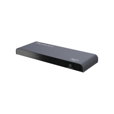 EPCOM TITANIUM - Switch Conmutador HDMI de 5 entradas a 1 salida / 4K @ 60Hz / HDMI 2.0 / HDCP 2.0 / HDMI 3D / Soporta audio estándar, DSD (Direct Stream Digital) y HD (HBR) / Diferentes modos de conmutación, Manual, Control Remoto y RS232.