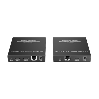 EPCOM TITANIUM - Kit Extensor HDMI para distancias de 120 metros | Soporta resolución 4K @60Hz | Cat 6, 6a y 7 | Salida Loop en el Tx para visualización local | Soporta control remoto del equi