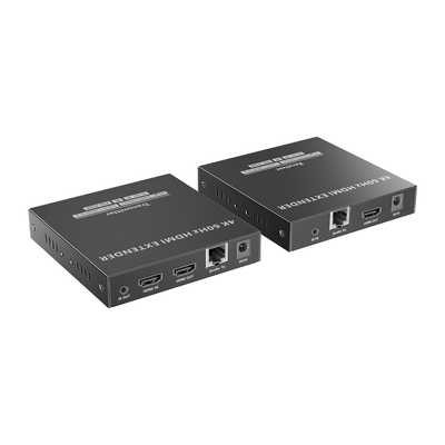 EPCOM TITANIUM - Kit Extensor HDMI para distancias de 120 metros | Soporta resolución 4K @60Hz | Cat 6, 6a y 7 | Salida Loop en el Tx para visualización local | Soporta control remoto del equi