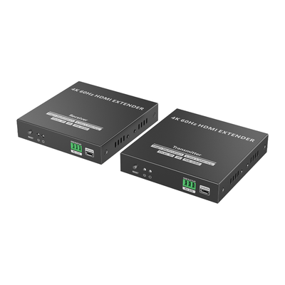 EPCOM TITANIUM - Kit Extensor HDMI para distancias de 120 metros | Soporta resolución 4K @60Hz | Cat 6, 6a y 7 | Salida Loop en el Tx para visualización local | Soporta control remoto del equi