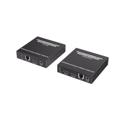 EPCOM TITANIUM - Kit Extensor KVM (HDMI y USB) hasta 120 metros | Transmite el Video y Controla tu DVR vía USB a distancia | Soporta resolución 4K @60Hz | Cat 6, 6a y 7 | Salida Loop en el Tx para visualización local